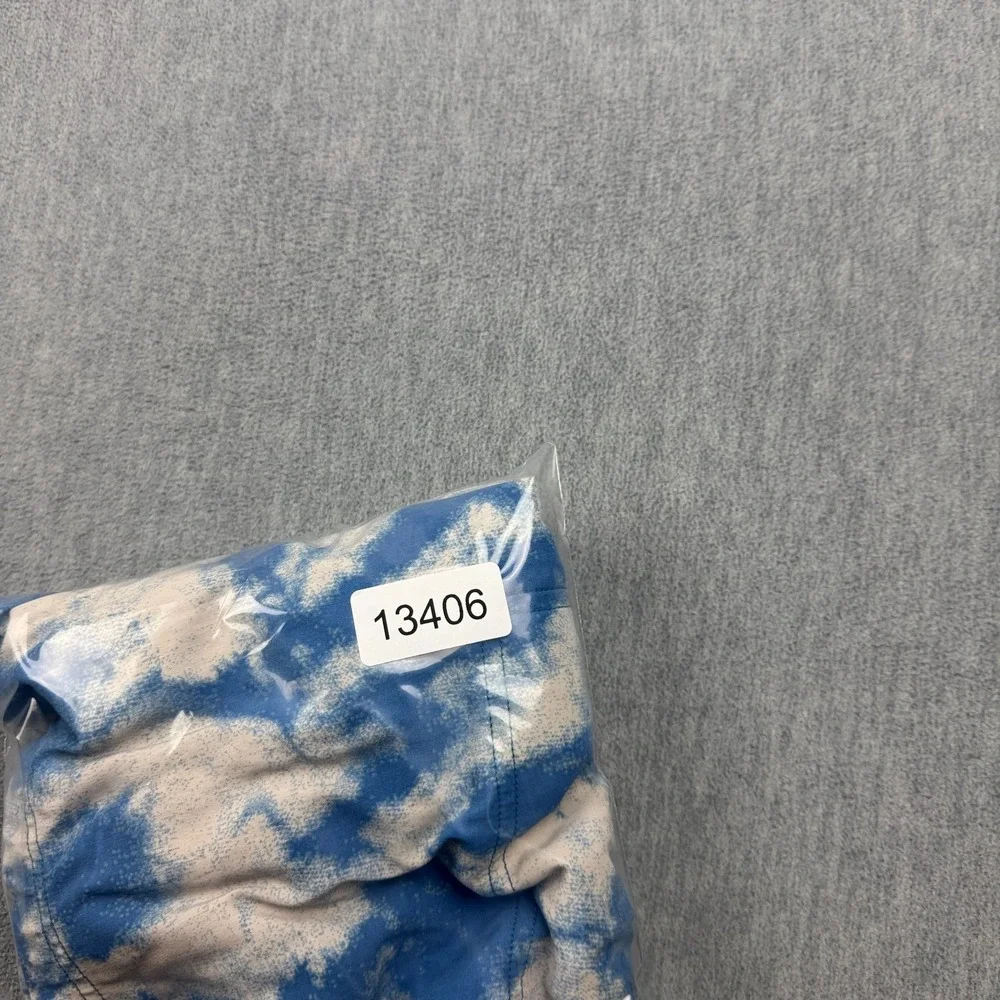 The North Face Shorts Mens 2XL Blue Class V Tie Dye Swim Trunks Boardshort Retro